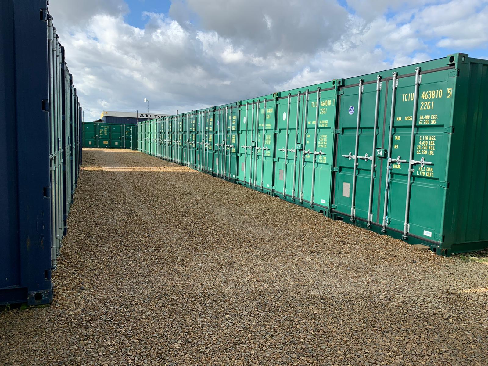20ft storage container hire in Cambridge for home and business