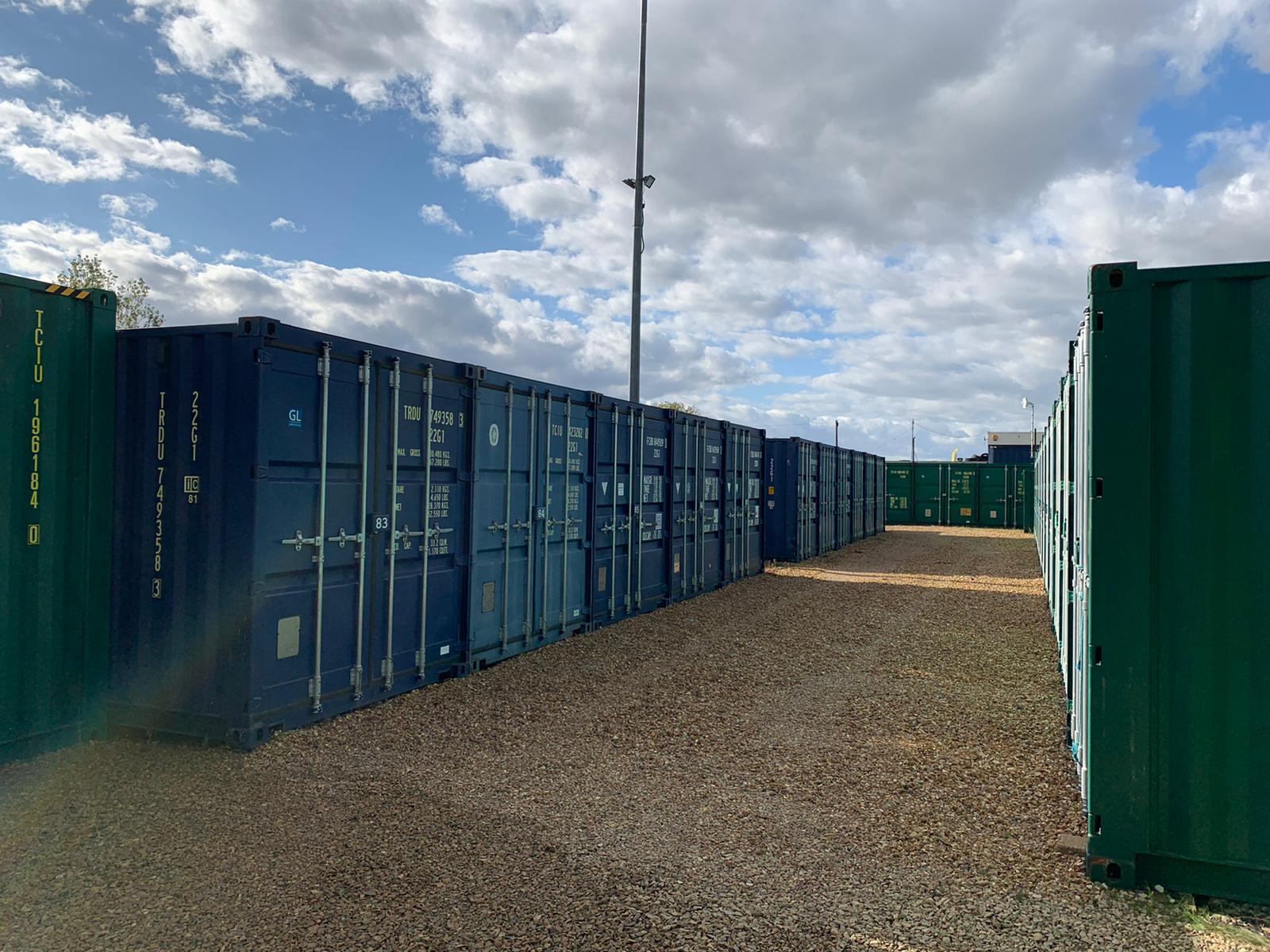 Self storage containers in Cambridge — secure outdoor unit hire